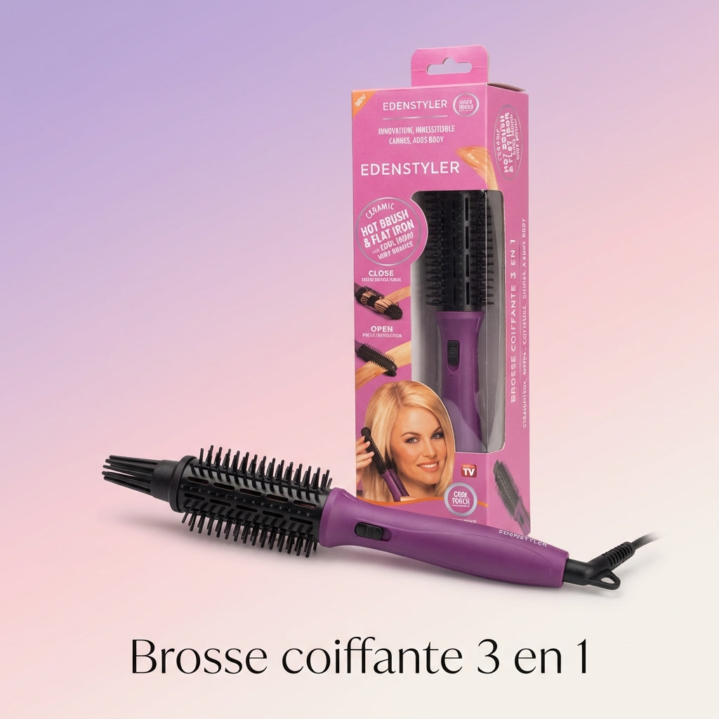 Boucleur EdenStyler Pro - Pour des Cheveux Lisses et Ondulés Parfaits