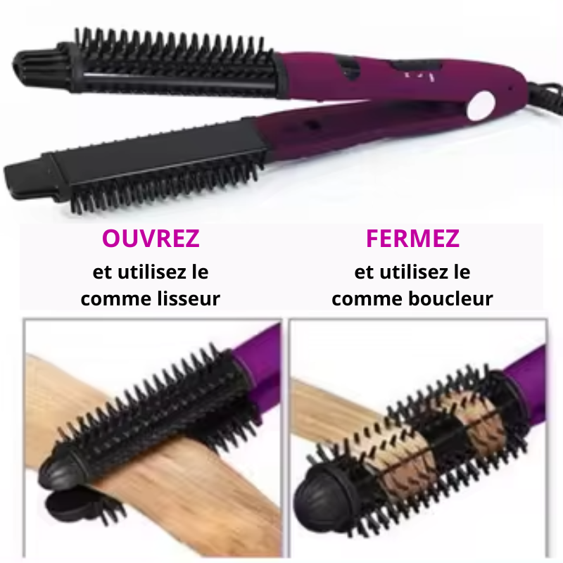 Boucleur EdenStyler Pro - Pour des Cheveux Lisses et Ondulés Parfaits